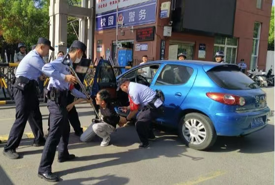 筑牢安全防線，共護校園和諧 ——宿州二中項目部成功舉行校園防恐演練