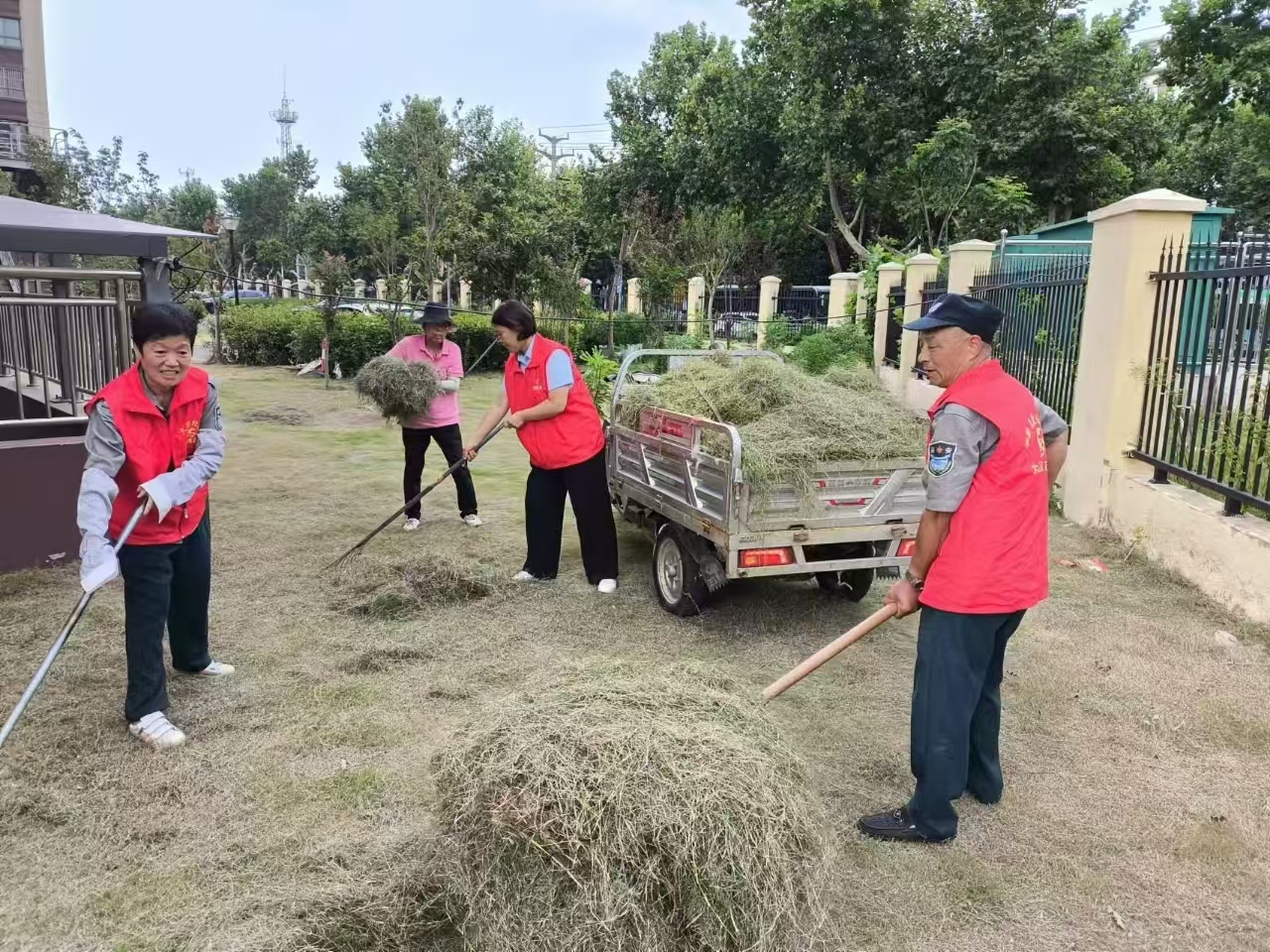 “美化家園  黨員先行” ——邦和物業(yè)黨支部開展志愿者服務活動